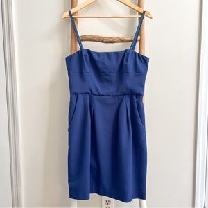 [bcbgmaxazria] martina convertible mini dress ink blue